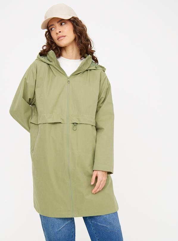 Khaki Lightweight Showerproof Raincoat 12