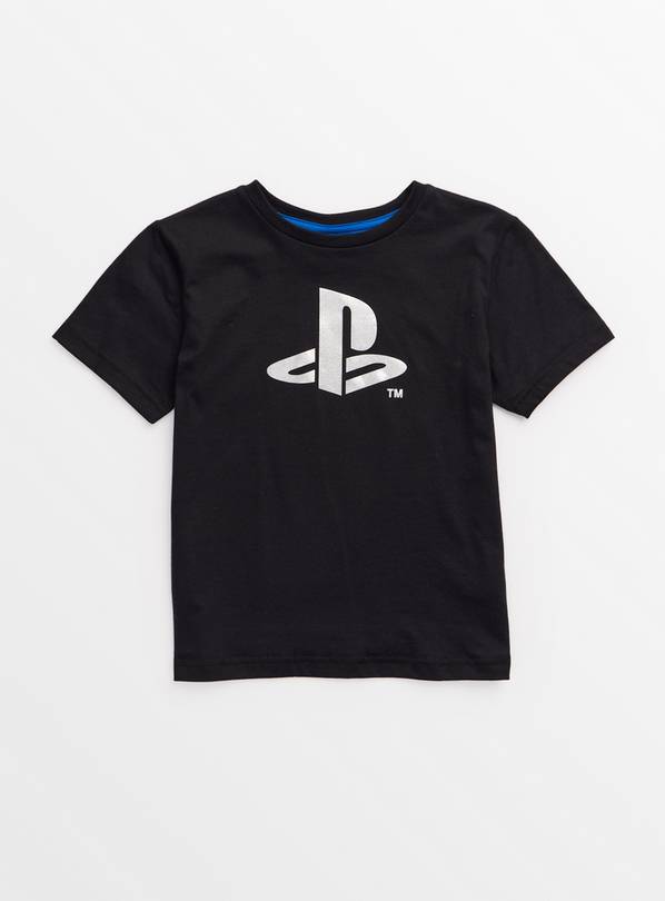 PlayStation Black Graphic T-Shirt 12 years