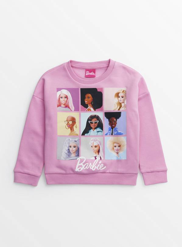 Barbie Pink Character Graphic Sweatshirt 6 years