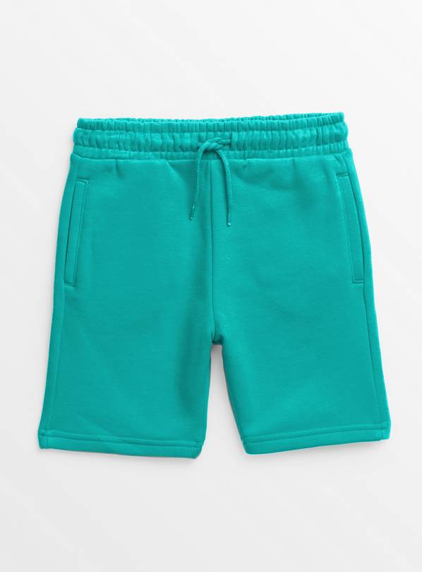 Turquoise Sweat Shorts 1 year