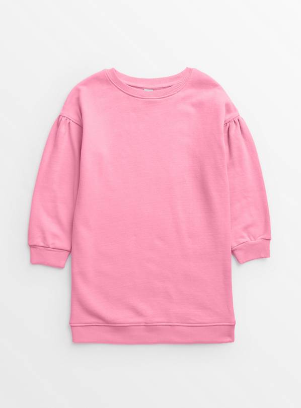 Pink Sweatshirt Dress 7 years