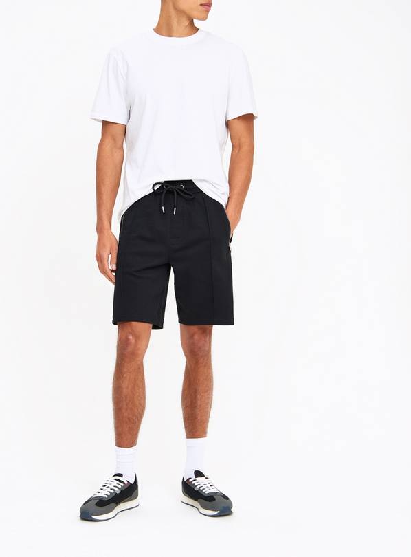 Black Elevated Jersey Shorts XS