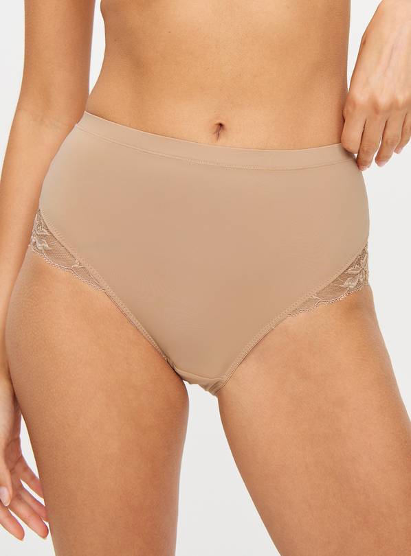 Neutral Full Lace Knickers  16
