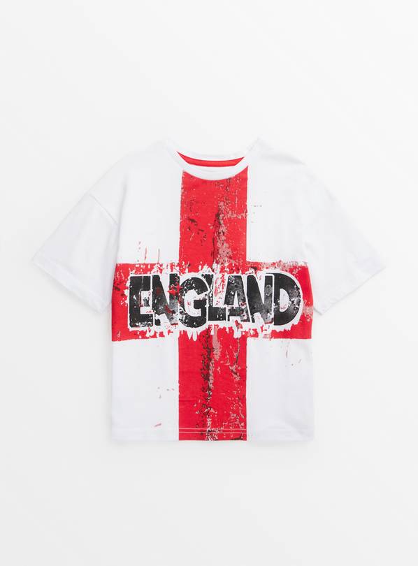 Euros White England T-Shirt 6 years