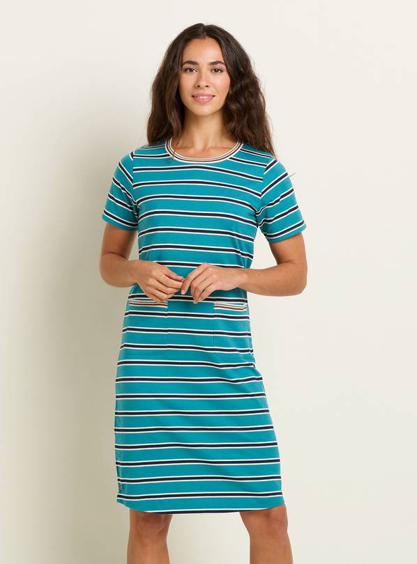 BRAKEBURN Bridport Stripe Dress 12