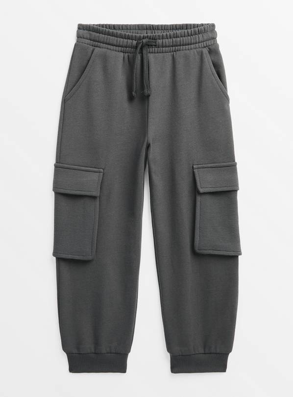 Charcoal Grey Cargo Joggers 7 years