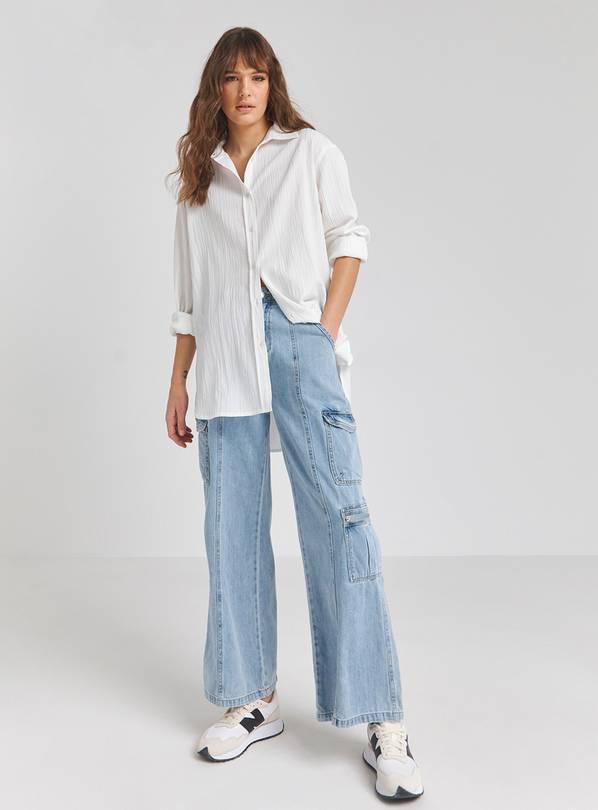 SIMPLY BE Textured Relaxed Shirt 22