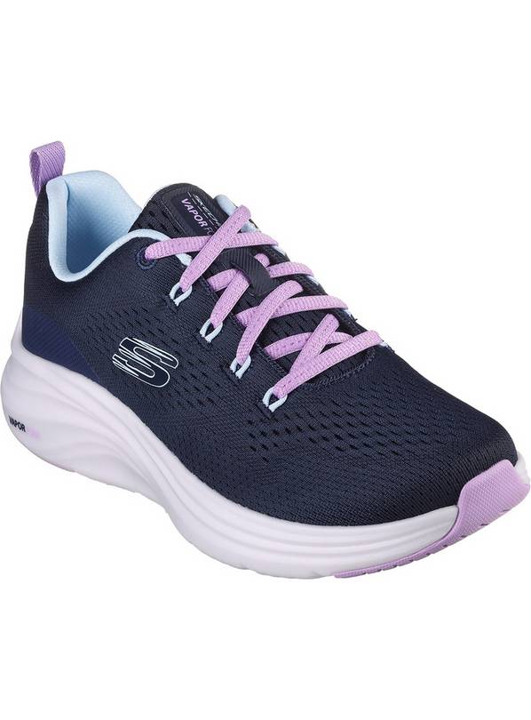 SKECHERS Vapor Foam - Fresh Trend Shoe Navy And Lavender 8