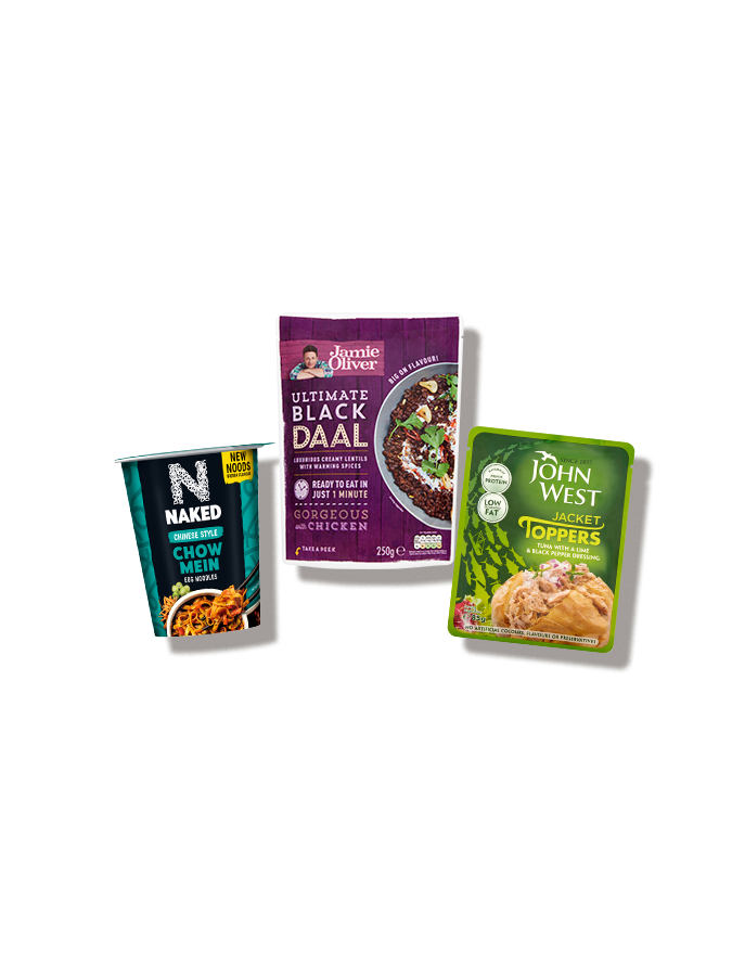 Quick and easy meals in minutes.