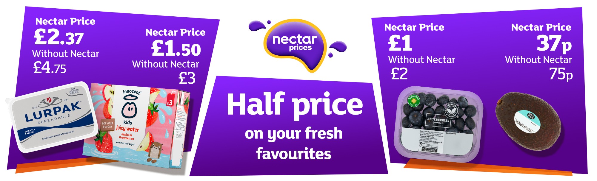 Half price on your fresh favourites.