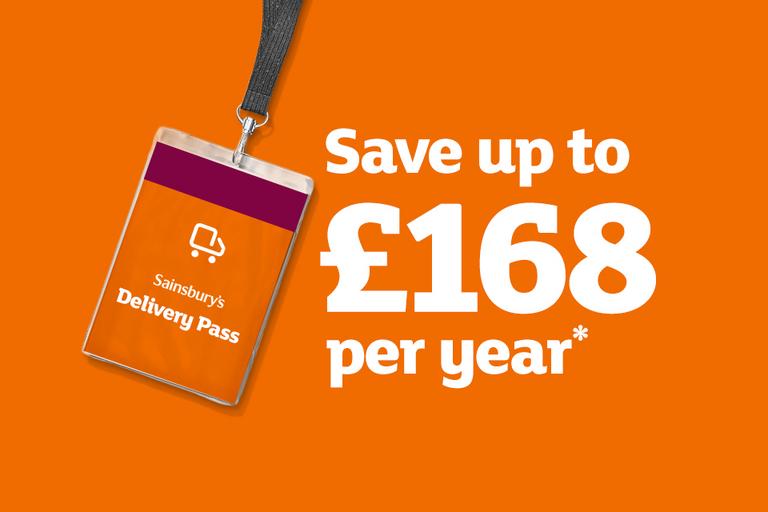 Sainsbury's delivery pass.