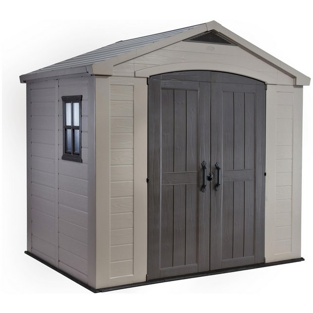 Buy Keter Apex Plastic Garden Shed 8 x 6ft at Argos.co.uk 