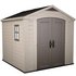 Keter Factor Apex Garden Storage Shed 8 x 8ft â€“ Beige/Brown