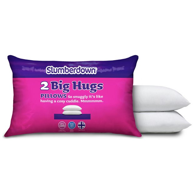 Buy Slumberdown Big Hug Pair of Pillows at Argos.co.uk Your Online