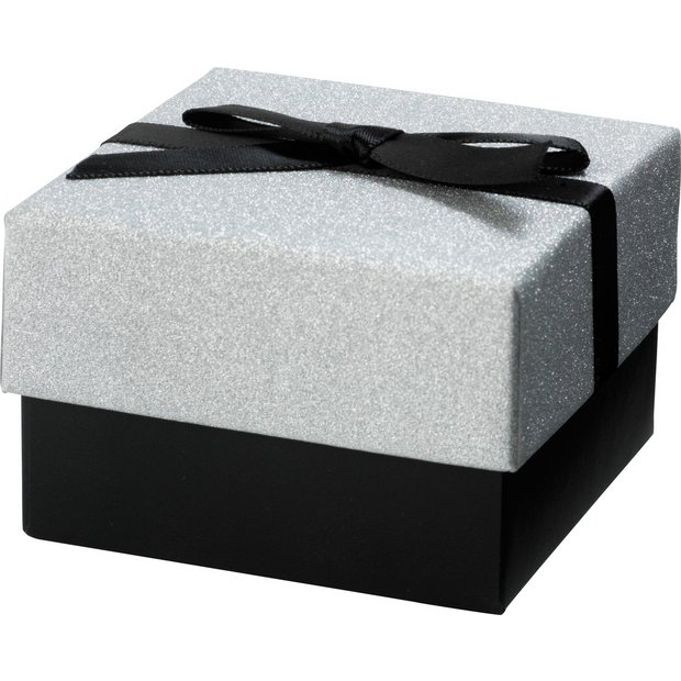 Buy Silver Glitter Jewellery Gift Box at Argos.co.uk Your Online Shop