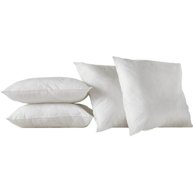 Buy HOME Pack of 4 Cushion Pads 50 x 50cm White at Argos.co.uk