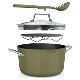 Ninja Zerostick 30cm Non Stick Aluminium Possible Pot -Green