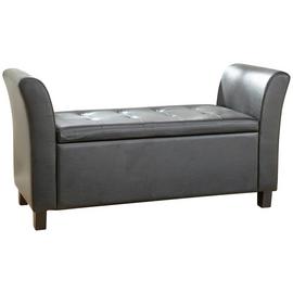 GFW Verona Window Faux Leather Seat - Black