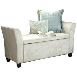 GFW Verona Window Velvet Seat - Oyster White