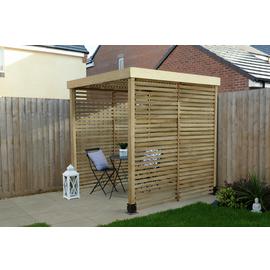 Forest Garden Modular Pergola with 3 Side Panels