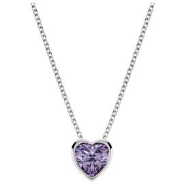Radley Sterling Silver Cubic Zirconia Heart Necklace