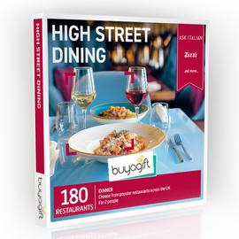 Buyagift High Street Dining For Two Gift Experience