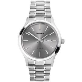 Sekonda Men's Stainless Steel Grey Dial Bracelet Watch