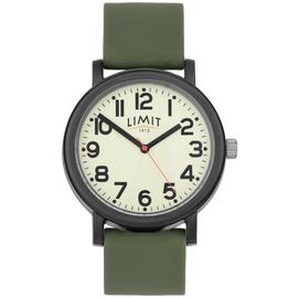 Limit Easy Read Green Silicone Strap Watch