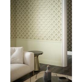 Arthouse Palm Palace Wallpaper - Cream/Gold