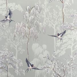 Arthouse Japanese Garden Grey Wallpaper