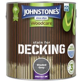 Johnstone's - Decking Woodstain - Shaded Grey - 2.5L