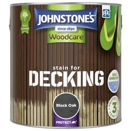 Johnstone's - Decking Woodstain - Black Oak - 2.5L