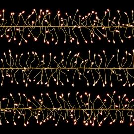 Premier Decorations Warm White Garland Christmas Lights