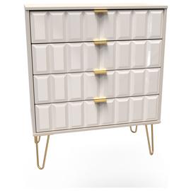 Livara Calvello 4 Drawer Chest - Off White