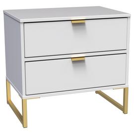Livara Messina 2 Drawer Bedside Table