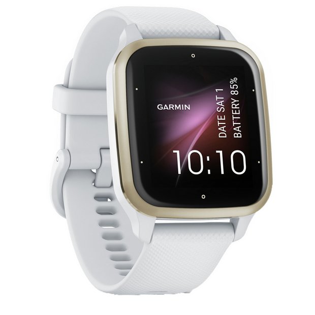 Buy Garmin Venu Sq 2 Smart Watch – White/Cream Gold | Fitness and