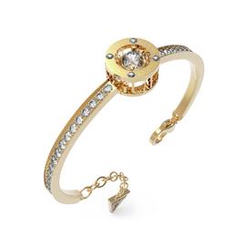 Guess Gold Plated Crystal Stone Set Bangle
