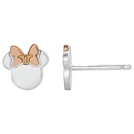Disney Sterling Silver Minnie Mouse Stud Earrings