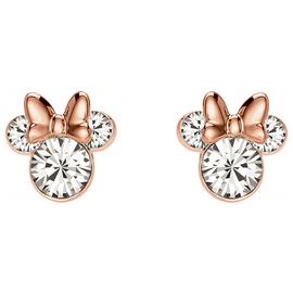 Disney Rose Gold Plated Cubic Zirconia Stud Earrings