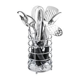 Argos Home 9 piece Stainless Steel Utensil Set - Black