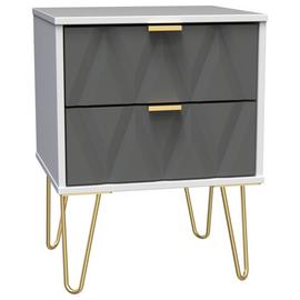Livara Shimmer 2 Drawer Bedside Table