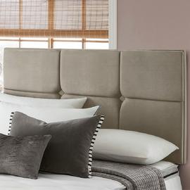 Silentnight Arezzo Velvet Kingsize Headboard - Mink