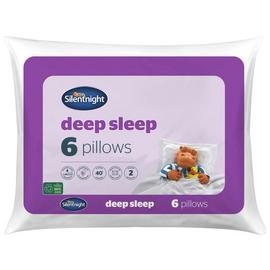 Silentnight Deep Sleep Medium Support Pillow - 6 Pack