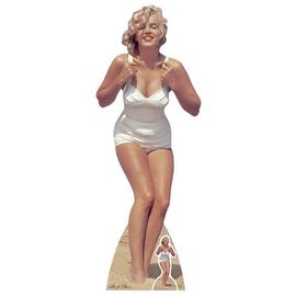 Star Cutouts Marilyn Monroe Swimsuit White Cardboard Cutout