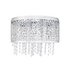 Argos Home Beaded Flush to Ceiling Light - Chrome