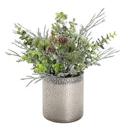 Argos Home Winters Cabin Mercury Glass Faux Floral