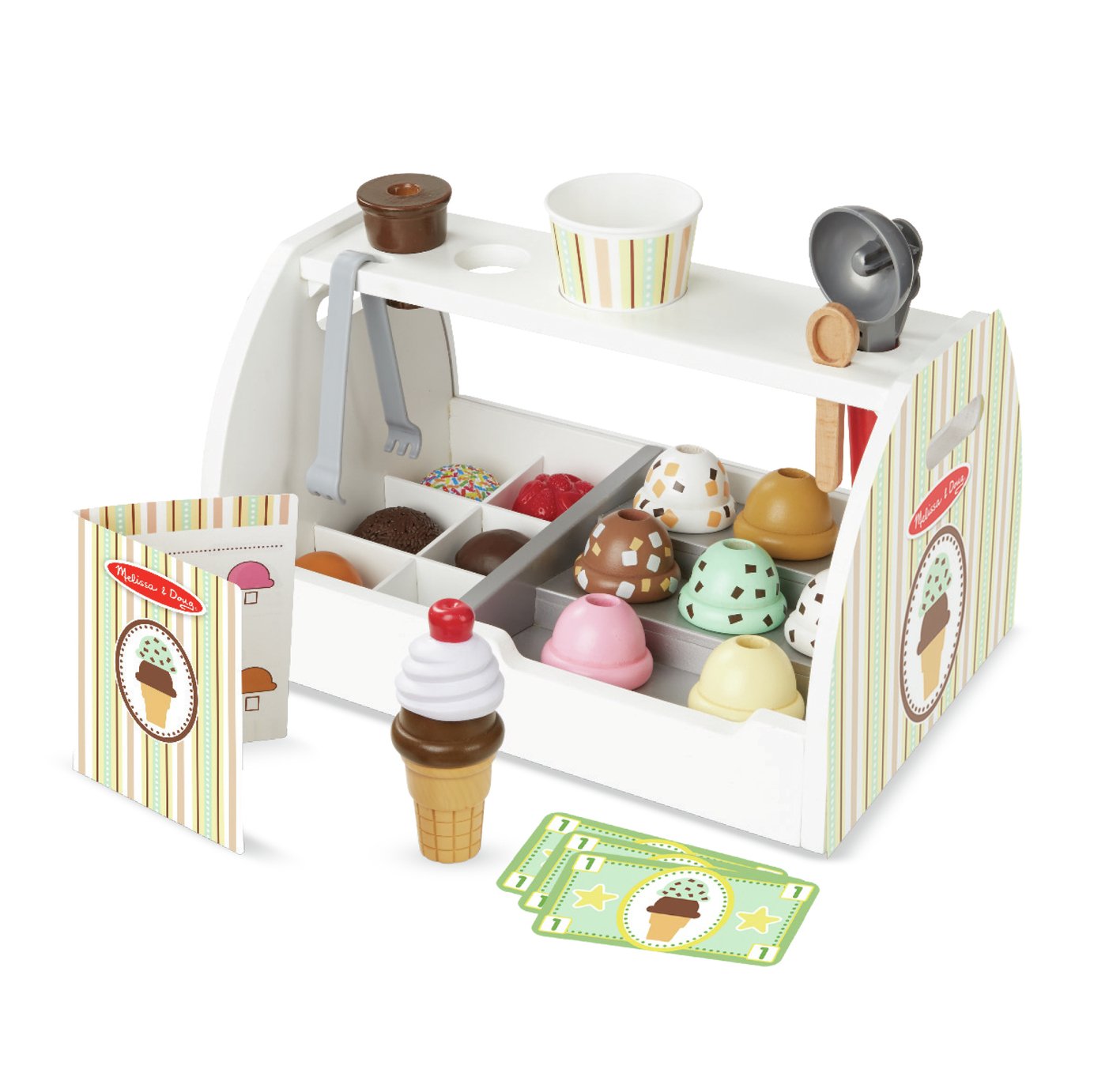 ice cream toy wooden