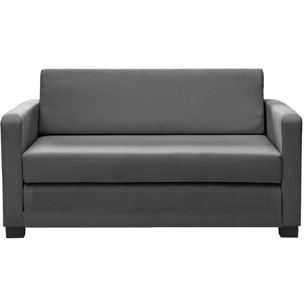 Buy Argos Home Lucy 2 Seater Fabric Sofa Bed Charcoal Sofa