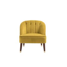 Birlea, Alexa Fabric Chair, Mustard Best Price and Cheapest