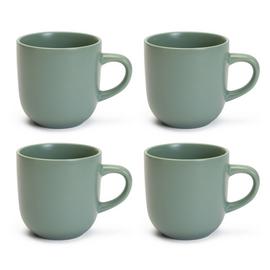 Habitat Set of 4 Mugs - Matte Green